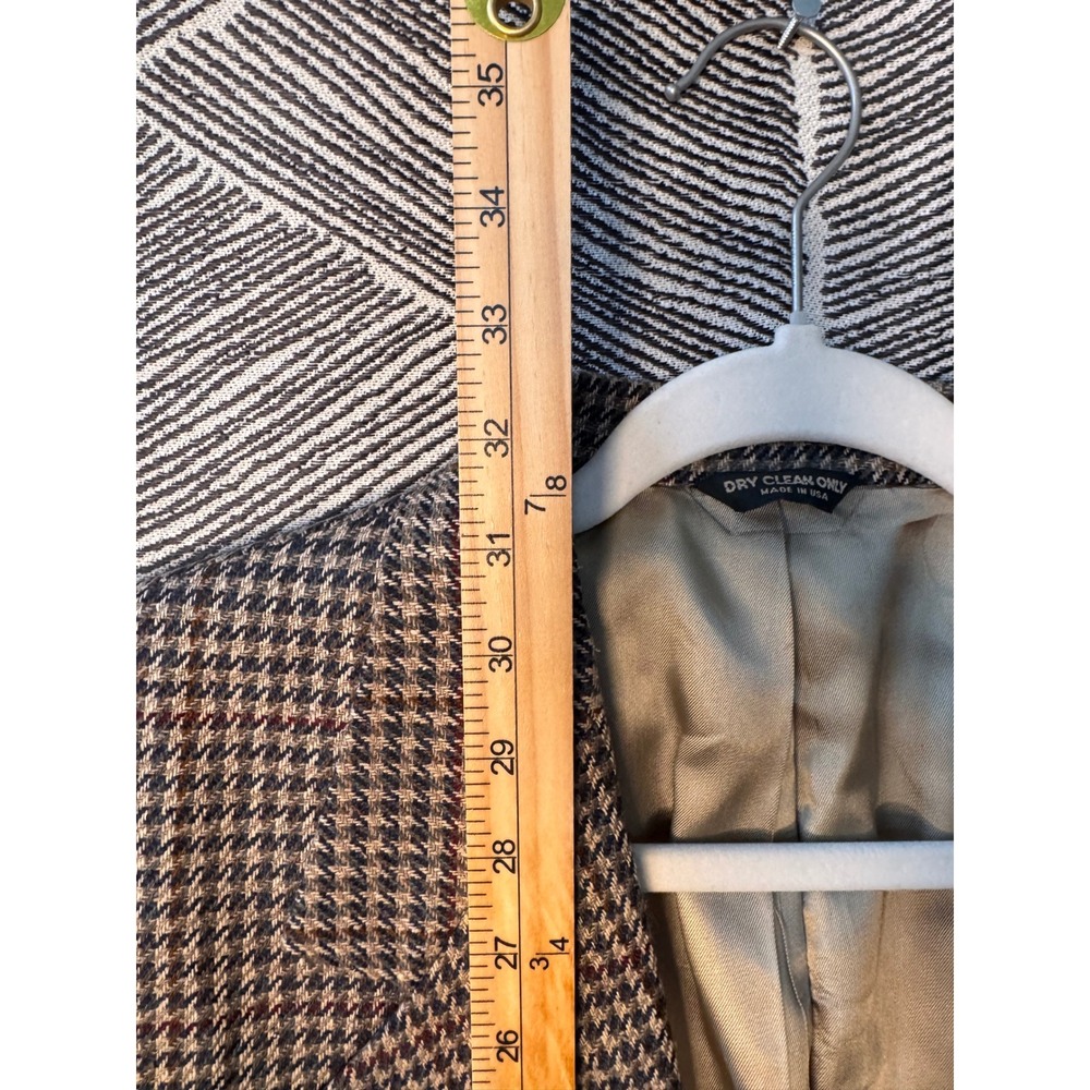 Vintage Bill Blass Houndstooth Jacket Sz‎ M/L - Picture 4 of 8
